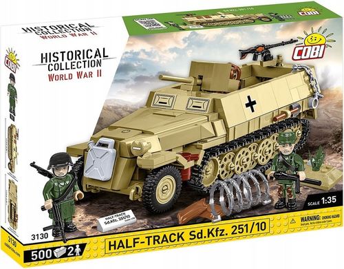 Klocki COBI 3130 transporter opancerzony Half-Track Sd.Kfz. 251/10 na Arena.pl