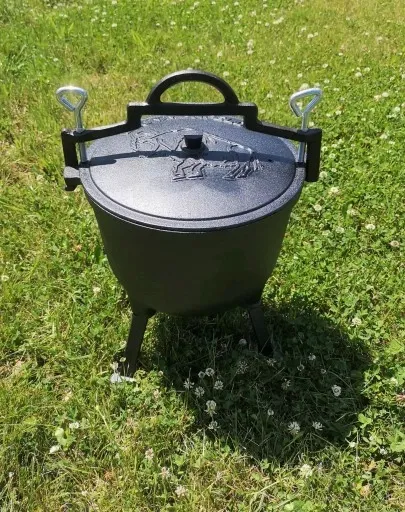 KOCIOŁEK ŻELIWNY MYŚLIWSKI GAR BLUMMENFELD 4L zdjęcie 7