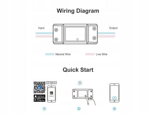 Sonoff Basic R2 WiFi Smart Przełącznik Przekaźnik na Arena.pl