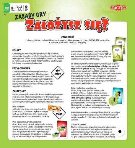 Tactic Extra Gra Założysz się? na Arena.pl