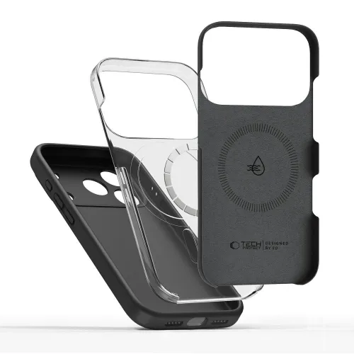 etui tech-protect basicmag magsafe na iphone 17 pro max - czarny mat na Arena.pl