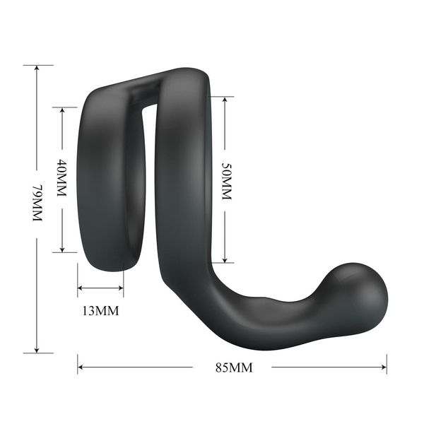 Crazy Bull Yancy – Silicone Cock Ring zdjęcie 6