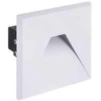 Wpuszczana LAMPA zewnętrzna KURS LED 03908 Ideus kwadratowa OPRAWA metalowy wpust LED 1,6W 4000K outdoor IP54 biały