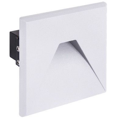 Wpuszczana LAMPA zewnętrzna KURS LED 03908 Ideus kwadratowa OPRAWA metalowy wpust LED 1,6W 4000K outdoor IP54 biały zdjęcie 1