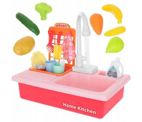 DUŻY ZLEWOZMYWAK AKCESORIA KRAN WODA NOWY KUCHNIA DLA DZIECI ZESTAW PREZENT na Arena.pl