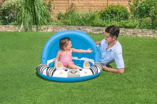 DMUCHANY BRODZIK Z DASZKIEM MIĘKKIE DNO BASENIK DLA DZIECKA BESTWAY 52559 na Arena.pl