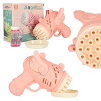 Pistolet Do Baniek Mydlanych Bańki Mydlane Ze Skrzydłami Różowy