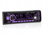 RADIO SAMOCHODOWE 1-DIN BLUETOOTH USB SD RDS KOLORY PILOT ZESTAW