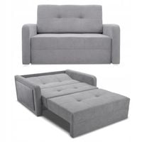 Kanapa FLINT fotel amerykanka szara QUEENS 21+23 plecionka PRODUCENT
