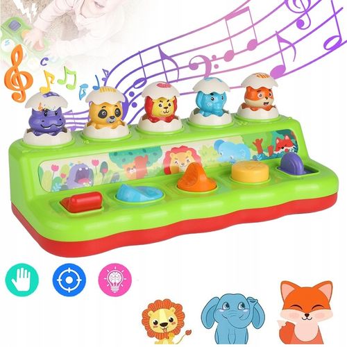 WYSKAKUJĄCE ZWIERZĄTKA INTERAKTYWNA ZABAWKA GRA ZRĘCZNOŚCIOWA POP-UP na Arena.pl