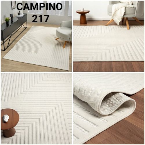 NOWOCZESNY ELEGANCKI DYWAN 120x170 DO SALONU KREMOWY RÓŻNE WZORY na Arena.pl