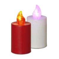 Świeczka elektryczna wkład LED do zniczy elektryczny czerwona - 2 szt