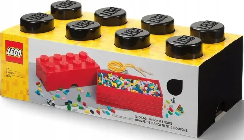 LEGO 40041733 Pojemnik na klocki 4x2 czarny na Arena.pl