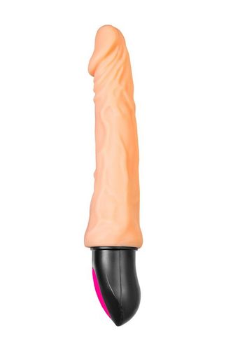 A TOYS  Realistic Vibrator with heating, TPE, 12 Modes, bendable, recharble na Arena.pl