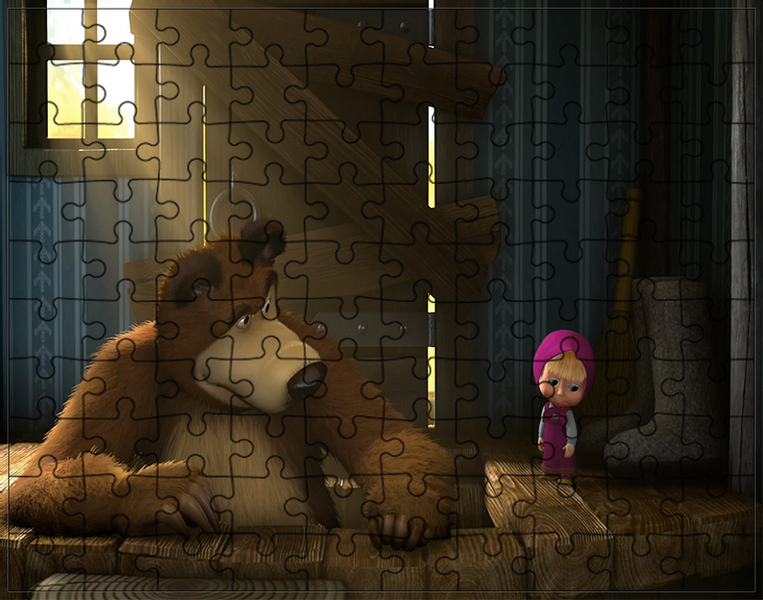Puzzle Masza i Niedźwiedź zdjęcie 1