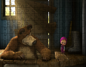 Puzzle Masza i Niedźwiedź