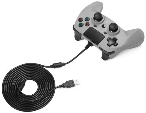Gamepad snakebyte PS4 przewodowy szary 4 S na Arena.pl