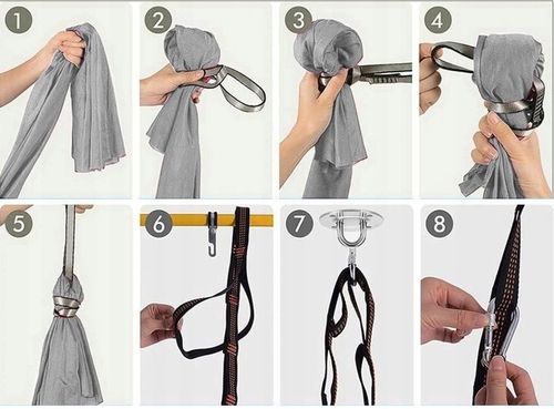 HAMAK CHUSTA AKROBATYCZNA DLA DZIECI 2.8x1.5m HUŚTAWKA SENSORYCZNA BUJAK na Arena.pl