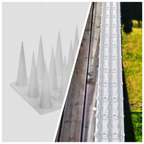 WYSOKIE KOLCE LISTWA NA PTAKI GOŁĘBIE PRZECIW PTAKOM GOŁĘBIOM 10 SZT na Arena.pl