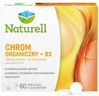 Chrom Organiczny + B3 NATURELL 60 tabletek