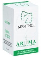 100 x KARTA AROMATYZUJĄCA papieros wkładka listki mięta menthol ~ 69gr/szt!