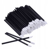 APLIKATORY WELUROWE DO RZĘS RÓŻOWE/CZARNE 50 SZT