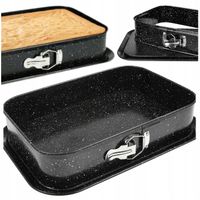 TORTOWNICA PROSTOKĄTNA DO PIECZENIA CIAST TORTÓW 31x22,5x7 cm FORMA BLACHA