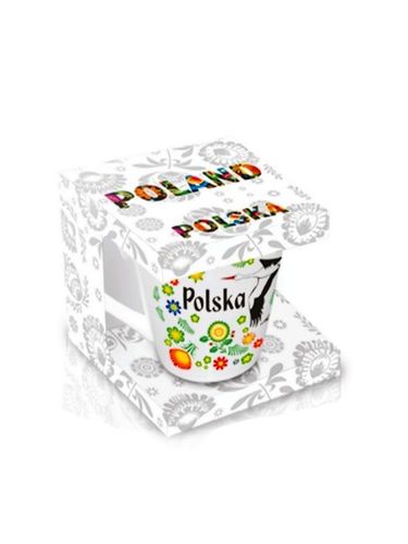 Kubek skośny folk - Bocian na Arena.pl