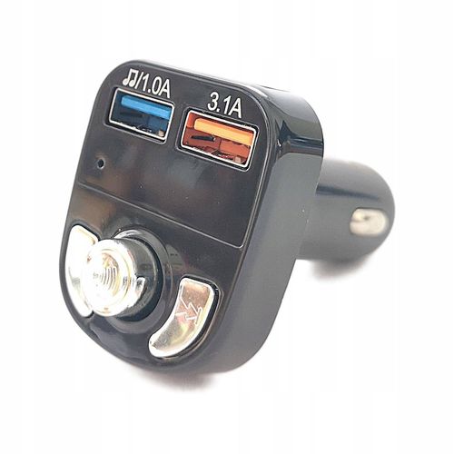 Transmiter FM Bluetooth MP3 z ładowarką USB 3,1A + 1A na Arena.pl