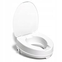 Nakładka toaletowa z klapą nasadka 10 cm podwyższająca po operacji biodra