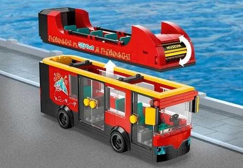 60407 - lego city - czerwony, piętrowy autokar na Arena.pl