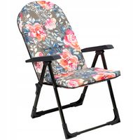 FOTEL LEŻAK OGRODOWY PLAŻOWY REGULOWANY 110KG