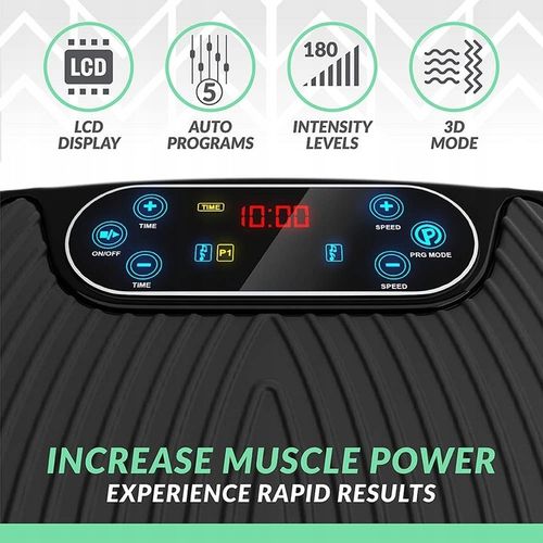 PLATFORMA WIBRACYJNA BLUEFIN WIBRUJĄCA MASAŻER CIAŁA 3D 180 KG BLUETOOTH na Arena.pl