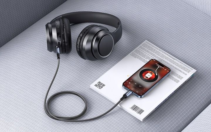 BOSTE KABEL ADAPTER PRZEJŚCIÓWKA AUDIO USB-C DO MINI JACK 3.5MM AUX 1M zdjęcie 12