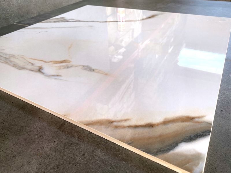 Gres polerowany CALACATTA 60x60 wysoki POŁYSK!!! zdjęcie 1