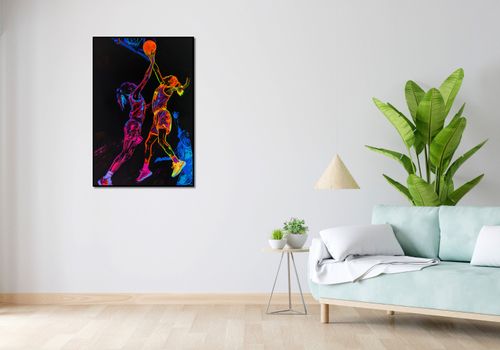 Plakat 67,5x100cm Mecz W Kosza na Arena.pl