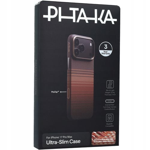 Etui - plecki PITAKA Ultra Slim MagSafe iPhone 17 Pro Max Sunset na Arena.pl