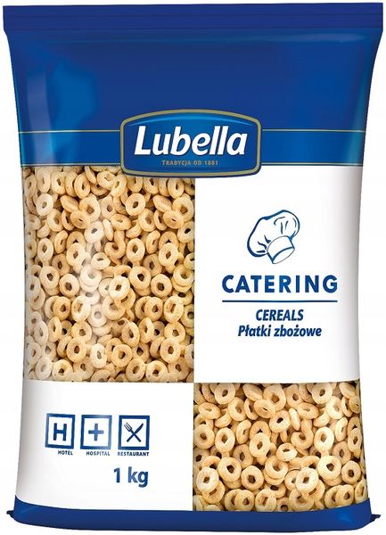 HORECAPŁATKI LUBELLA KÓŁKA MIOD. 1KG zdjęcie 1