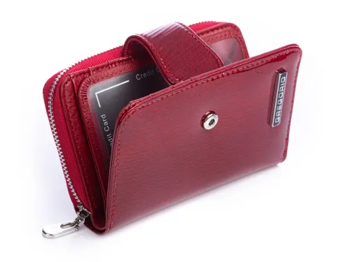 portfel damski  czerwony lakierowany  gregorio na Arena.pl