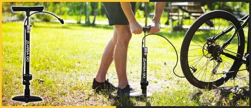 POMPKA ROWEROWA Z MANOMETREM RĘCZNA DO ROWERU PIŁEK SAMOCHODOWA PODŁOGOWA na Arena.pl