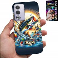 ETUI DO OPPO A80 5G - WZORY DLA WĘDKARZA, RYBY, DORSZ, ŁOSOŚ