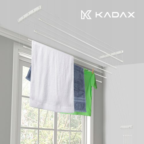 Suszarka Na Pranie Ubrania Sufitowa 5 Prętów 100cm na Arena.pl