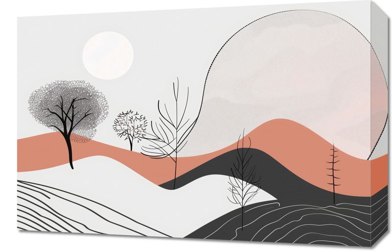 Obraz 60x40cm Półcień Widoku zdjęcie 1