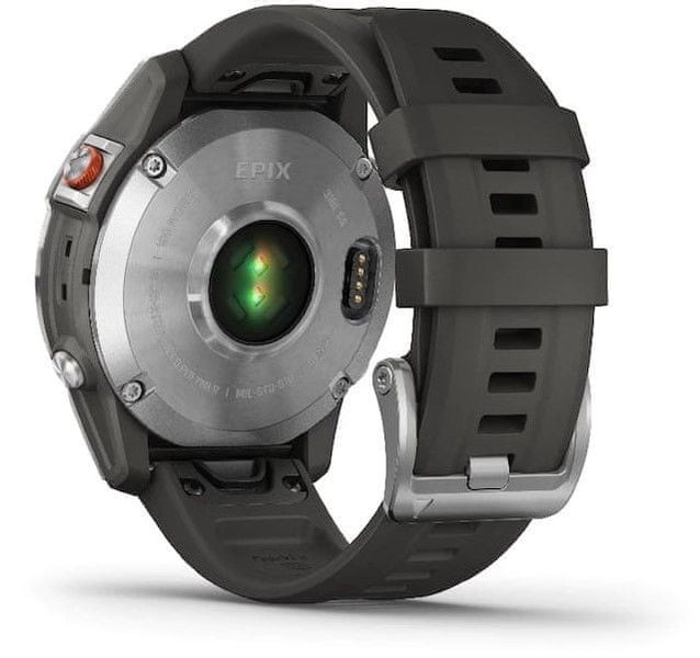 Smartwatch GARMIN Epix 2 Czarno-srebrny zdjęcie 7