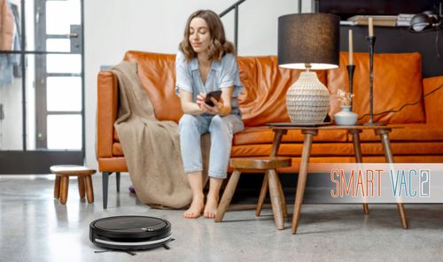 Robot sprzątający odkurzacz automatyczny SMART Teesa filtr HEPA pilot na Arena.pl