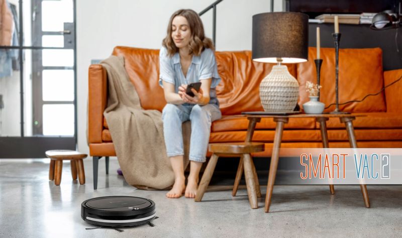 Robot sprzątający odkurzacz automatyczny SMART Teesa filtr HEPA pilot zdjęcie 2