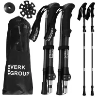 Kijki do chodzenia nordic walking trekkingowe zestaw z pokrowcem