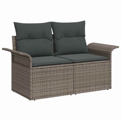 Zestaw Sof na Ogród 5 pcs 242.5 x 132.5 x 85 cm Polirattan na Arena.pl