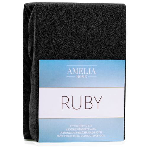 Prześcierdło Frotte AmeliaHome RUBY BLACK44 180-200x200+30 na Arena.pl