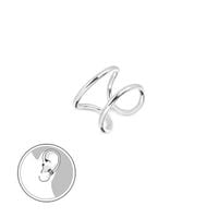 srebrny mankiet do ucha | 3 kolory